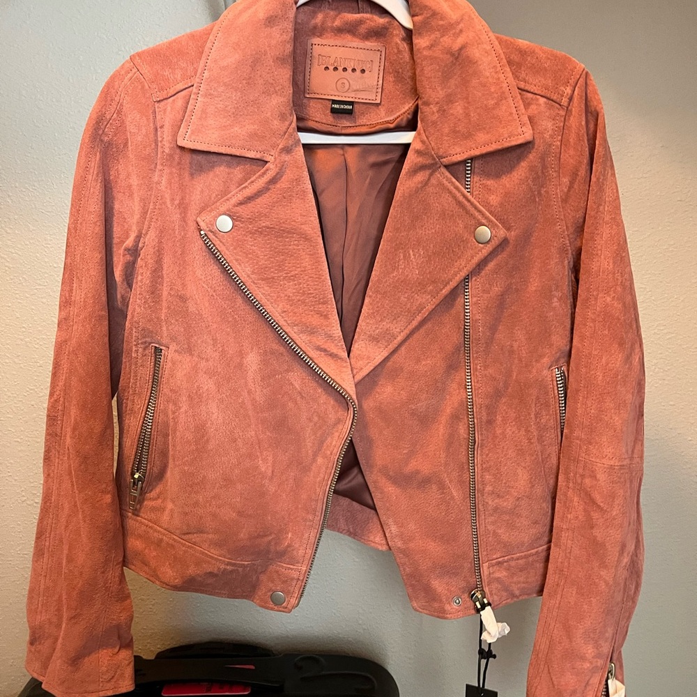 Blank NYC Suede Leather Jacket NWT